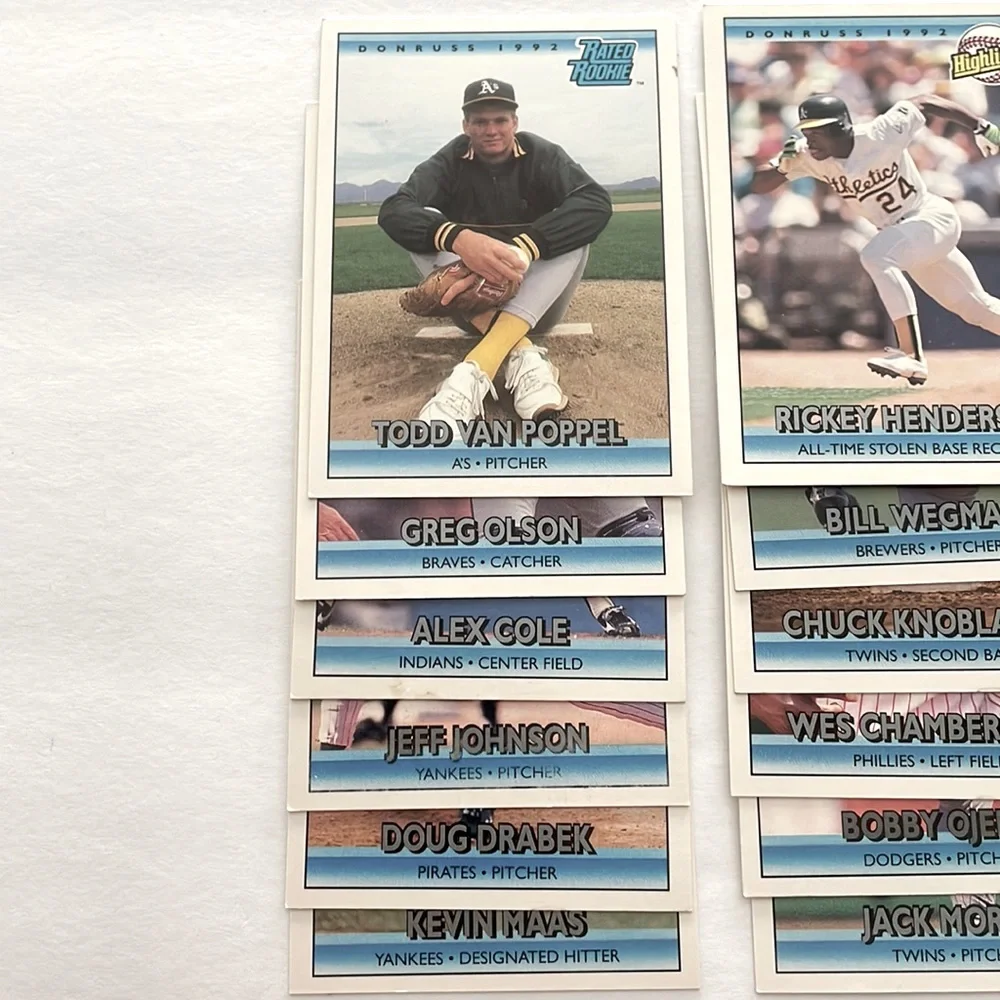 Donruss 1992 MLB‎ Trading Cards
